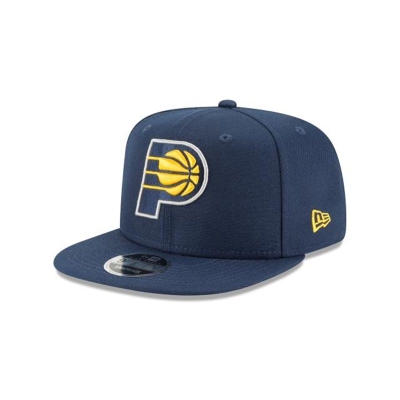 Blue Indiana Pacers Hat - New Era NBA High Crown 9FIFTY Snapback Caps USA6038179